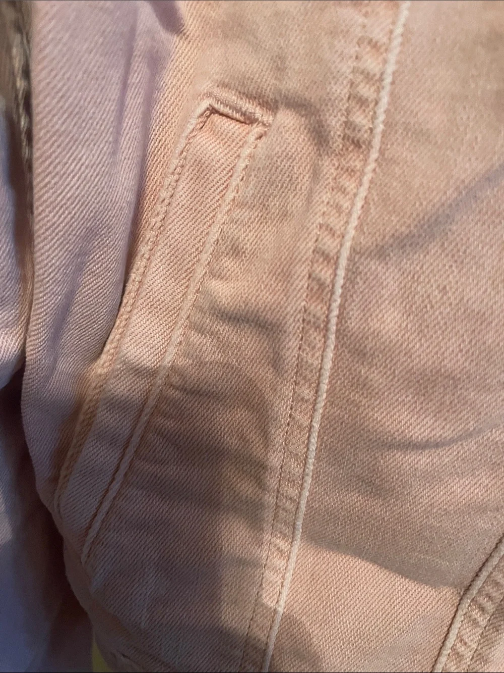 Ralph Lauren Blush Pink Denim Jacket - Picture 6 of 8